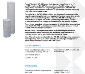 img 2 attached to 🔍 Pentek WP 5BB97P Polypropylene Cartridge with String Wound Design for Enhanced Performance