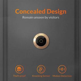 img 3 attached to Brinno SHC1000 Front Door Peephole Security Camera - Motion Detection & Knocking Sensor - Easy Installation - Extended Battery Life - Clear Image - Wire-Free - Digital Visitor Log - Black