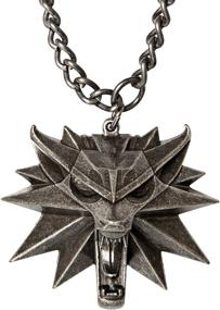 img 4 attached to 🐺 The Witcher 3 JINX Necklace: Embrace the White Wolf Medallion