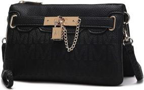 img 4 attached to 👜 Designer Women's Handbag & Wallet: Signature Crossbody Wristlet Messenger