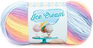🍦 lion brand ice cream yarn 923-220 - parfait flavor, one size logo