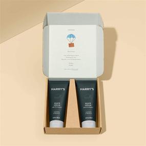 img 3 attached to Harry's Shaving Cream for Men with Eucalyptus - 2 Pack (3.4 oz): Premium Shave Care at Your Doorstep