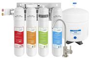 efficient metpure reverse 💧 osmosis filtration system for pure water logo