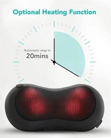 img 2 attached to Shiatsu Massager Electric Pillow Kneading