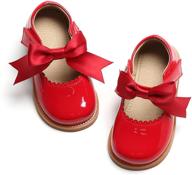 👧 felix &amp; flora toddler little girl mary jane dress shoes - ballet flats for girls, perfect for party and school logo