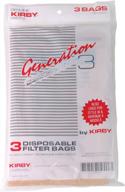 🔻 kirby generation 3 g3 197289 disposable filter bags - buy 3, brown логотип