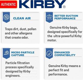 img 1 attached to 🔻 Kirby Generation 3 G3 197289 Disposable Filter Bags - Buy 3, Brown