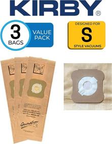 img 3 attached to 🔻 Kirby Generation 3 G3 197289 Disposable Filter Bags - Buy 3, Brown