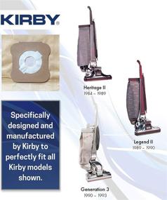 img 2 attached to 🔻 Kirby Generation 3 G3 197289 Disposable Filter Bags - Buy 3, Brown