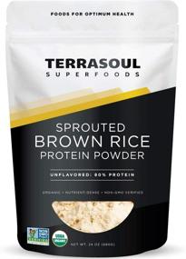 img 3 attached to 1.5 Pounds Terrasoul Superfoods Organic Sprouted Brown Rice Protein Powder - Enhanced SEO