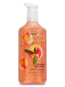 img 2 attached to 🧼 Bath and Body Works Тройное углубленное очищение твердого мыла для рук - Лимон для кухни, Персиковый Беллини, Вишневое черносвинное вино - Набор из 3 твердых мыл для рук по 8 унций каждое.