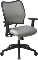 🪑 space seating deluxe veraflex fabric managers chair: 2-to-1 synchro tilt control, adjustable arms, shadow logo