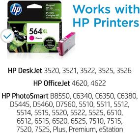 img 3 attached to 🖨️ HP 564XL Magenta Ink Cartridge - Compatible with HP DeskJet & Officejet Series