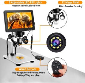 img 3 attached to 🔎 Enhanced Digital Microscope with Adjustable Magnification for Precise Soldering