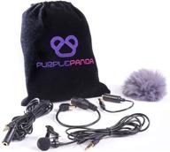 🎙️ purple panda lavalier lapel microphone kit: enhance audio quality for iphones, gopros, dslrs, and more! logo