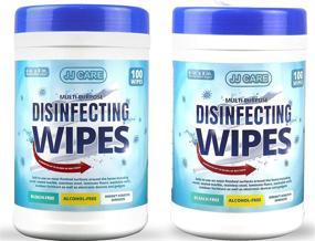 img 4 attached to 🧼 JJ CARE All-Purpose Disinfectant Wipes [200-Pack] - Multi Surface, Alcohol-Free & Bleach-Free