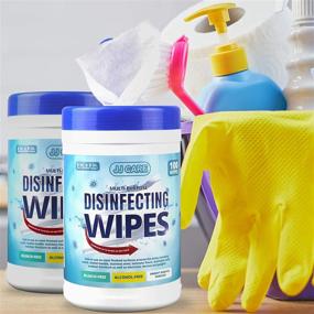 img 1 attached to 🧼 JJ CARE All-Purpose Disinfectant Wipes [200-Pack] - Multi Surface, Alcohol-Free & Bleach-Free