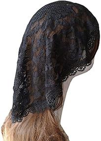 img 4 attached to 👒 Chapel Headcovering Mantilla Headpiece: Elegant Church Women's Accessories for Worship