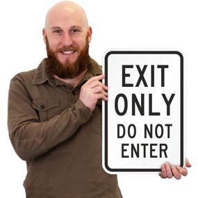 img 2 attached to 🚪 SmartSign Aluminum - Exit Only Enter