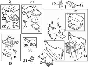 img 1 attached to Консоль среднего качества KERMAN 🔒 застежка для Mazda CX-5 (2013-2016) KA0G-64-45YA-02