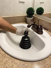 img 1 attached to 🚽 Master Plunger Mighty Tiny Plunger 2 Pack - Unclog Bathroom/Kitchen Sinks & RVs Fast & Easy! (Patent Pending)