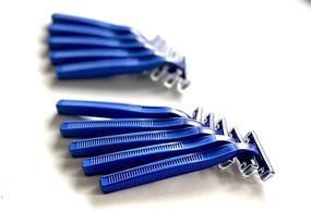 img 2 attached to 20 Box of Blue Razor Blades: Premium Stainless Steel Disposable Shavers with Aloe Vera Lubrication Strip, Ideal for Men and Women