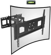 📺 fleximounts curved/flat tv wall mount bracket for 32-65 inch tvs up to 132lbs, vesa 600x400mm, with swivel articulating dual arms, full motion tv wall mount logo