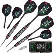 🎯 viper vanity steel tip darts set: dart bitch 22g with storage/travel case - perfect for dart enthusiasts! логотип