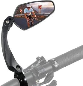 img 4 attached to CHIMONA Bike Mirror Handlebar Mount Adjustable Cycling Mirror Rear View
