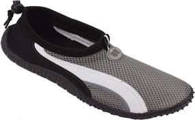 img 1 attached to Starbay Striped Water Shoes White