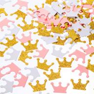 mowo glitter crown confetti wedding logo