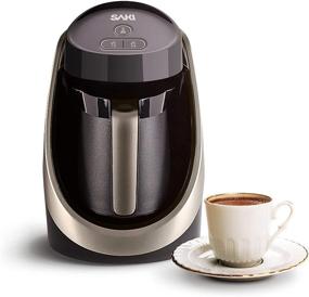 img 4 attached to ☕️ Saki Turkish Coffee Maker - 120V, 1-4 Cup Brewing Capacity, BPA Free - Black