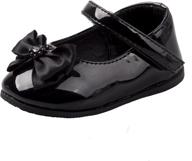 josmo patent dressy infant toddler girls' shoes in flats logo