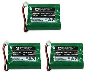 img 4 attached to 📞 V Tech Cordless Phone Battery Combo-Pack: 3 x SDCP-H315 Batteries for Enhanced Power Performance