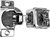 🔒 berta (2 pieces) soft close face frame hinges with 1-1/4 inch overlay, 105 degree opening angle, 6-ways 3-cam adjustment, concealed cabinet door hinges for kitchen, with screws logo