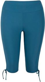 img 3 attached to Hilor Womens Surfing Leggings Aquamarine Women's Clothing