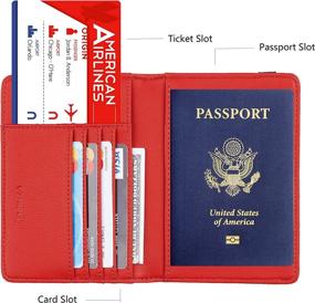 img 2 attached to 🛂 Secure Your Travel Documents with Casmonal Passport Blocking Document Organizer - Must-Have Travel Accessories