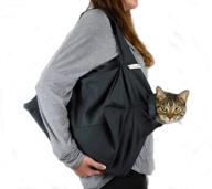 🐱 x-small to x-large cozy comfort carrier by cat-in-the-bag - 8 color options - pet carrier for grooming, vet visits, medication administration, dental care, bathing, nail trimming, and car travel logo
