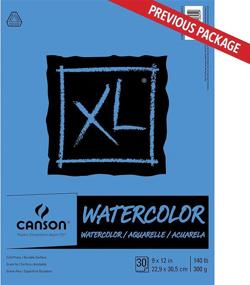 img 3 attached to 🎨 Canson XL Series Watercolor Pad, 1 Pack: Vibrant Multicolor Sheets for Artists