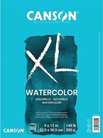 img 4 attached to 🎨 Canson XL Series Watercolor Pad, 1 Pack: Vibrant Multicolor Sheets for Artists