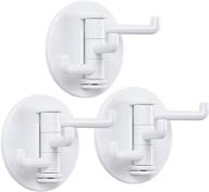 🛁 upgrade your bathroom and kitchen decor with adhesive hooks for towels - 3 pack logo