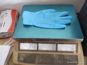 img 3 attached to Nitrile Gloves Blue Size Large