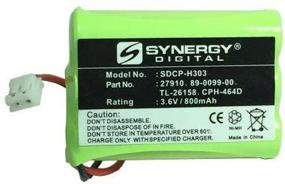 img 3 attached to Synergy Digital High-Capacity Cordless Phone Battery, Compatible 🔋 with Clarity W425 PRO Cordless Phone, Ni-MH 3.6V 800mAh