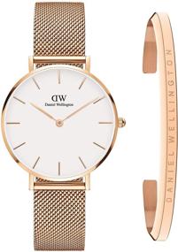 img 3 attached to Вечная элегантность: женские часы Daniel Wellington Classic Petite Melrose.