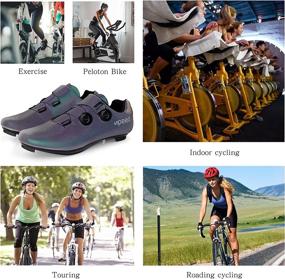 img 1 attached to 🚴 Versatile Women’s Road Bike Cycling Shoes - SPD & Delta Cleat Compatible Indoor & Outdoor Bicycle Shoe for Women