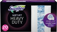 🧹 swiffer wetjet heavy duty mopping pad refill - pack of 20 logo