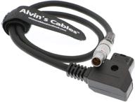 🔌 alvin's cables d-tap to 2 pin male power adapter cable for teradek bond, arri, red, paralinx, preston, transvideo, offhollywood, switronix, and panasonic logo