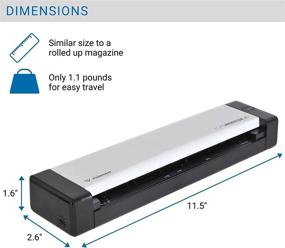 img 1 attached to 📸 Enhanced Duplex Mobile Scanner: Visioneer RoadWarrior 4D