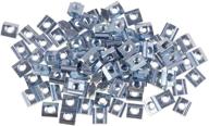 🔧 eowpower 100-pack m5 pre-assembly t slot nuts for 2020 aluminum extrusion (20 series) logo