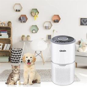 img 3 attached to 🌬️ Likein Air Purifier: Powerful H13 True HEPA Filtration System for a Cleaner, Odor-free Home - Removes 99.97% of Pet Hair, Dander, Pollen, Dust, and Smoke!